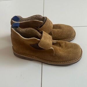 Mini Boden Brown Suede Kids Boots Shoes 3